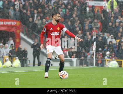 Old Trafford, Manchester, UK. 30th Sep, 2023. Premier League Football, Manchester United versus Crystal Palace; Credit: Action Plus Sports/Alamy Live News Stock Photo