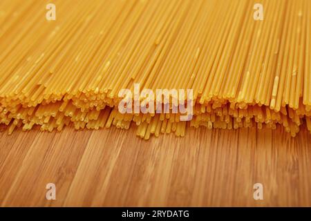 Close up background of spaghetti pasta Stock Photo