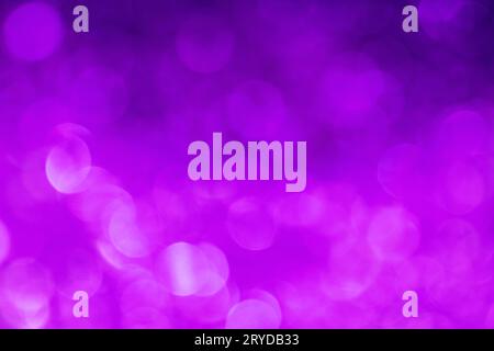 Vivid purple and pink bokeh lights abstract background Stock Photo
