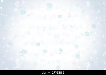 Abstract teal white Christmas winter background Stock Photo