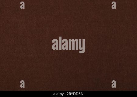 Dark brown felt background texture close up Stock Photo