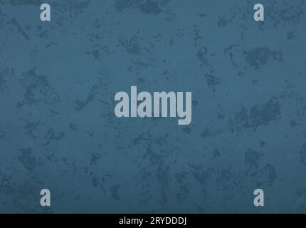 Grunge blue painted plaster wall background Stock Photo