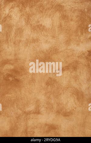 Grunge beige brown painted plaster wall background Stock Photo