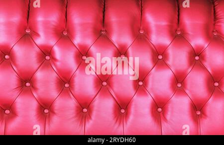 Pink leather capitone background texture Stock Photo