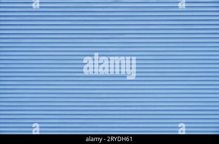 Blue horizontal roller shutter blinds Stock Photo