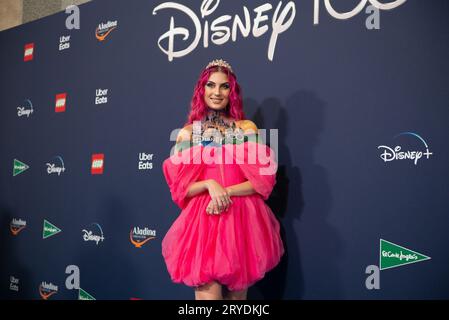 Nuria Braun attend the DISNEY photocall celebrating its 100 years at the Teatro Real in Madrid, September 30, 2023, Spain Stock Photo