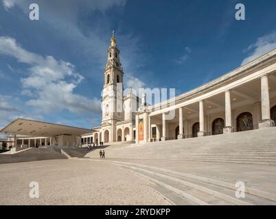 The Basilica of Our Lady of the Rosary in Fatima, Portugal Stock Photo