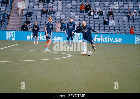 Stockholm, Sweden, 09 30 2023, Allsvenskan, Djurgården against Halmstad, Djurgården won the match 1-0 Stock Photo