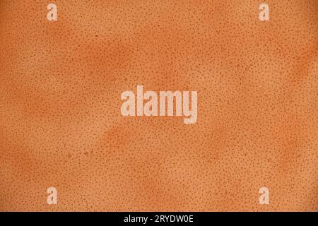 Old brown orange leather background texture Stock Photo