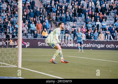 Stockholm, Sweden, 09 30 2023, Allsvenskan, Djurgården against Halmstad, Djurgården won the match 1-0 Stock Photo