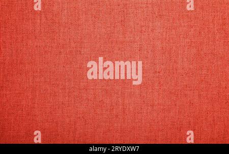 Red pink burlap jute canvas texture background Stock Photo