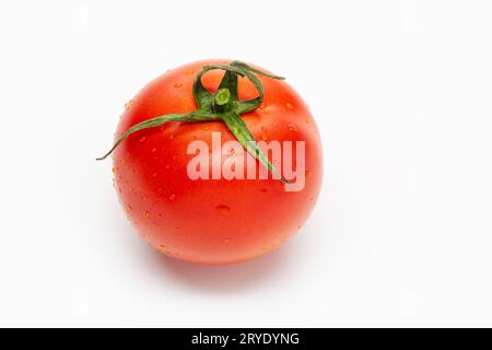 Fresh tomato isolated on white background Stock Photo