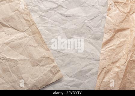 Group of Crumpled paper background texture Stock Photo