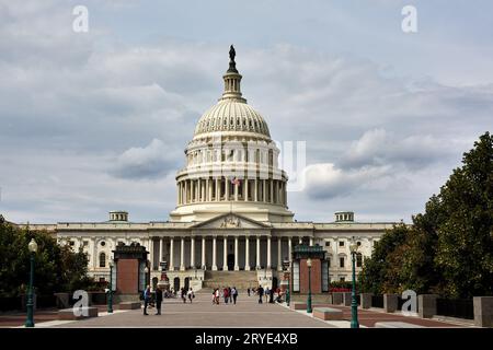 Washington D.C, USA. 21st Sep, 2013. The United States Capitol is the meeting place of the Congress of the United States. (Credit Image: © Ian L. Sitren/ZUMA Press Wire) EDITORIAL USAGE ONLY! Not for Commercial USAGE! Stock Photo
