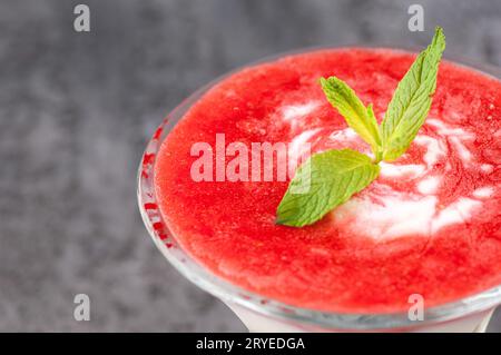 Cocktail with petals Stock Photo