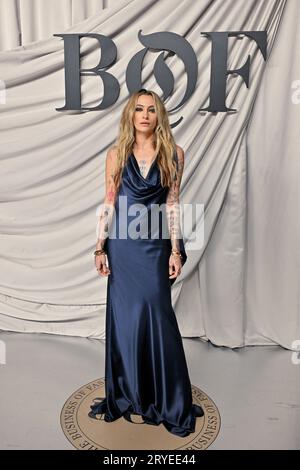 Paris, France. 30th Sep, 2023. Paris Jackson attending the #BoF500 Gala  during Paris Fashion Week on