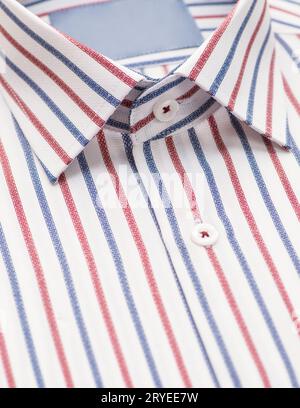 Cotton shirt, close-up Stock Photo