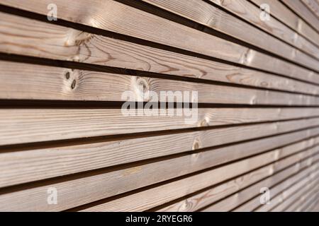 Close up of Wood paneling background texture Stock Photo