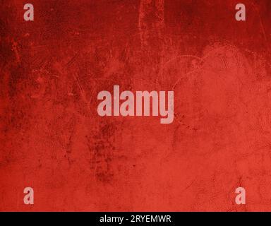 Grunge background of red leather texture Stock Photo