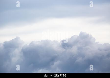 Sky with stormy clouds. Cloudscape background. Copy space Stock Photo