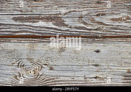 Old weathered white wooden background Stock Photo