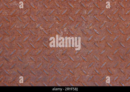 Anti slip rusty metal protective surface Stock Photo