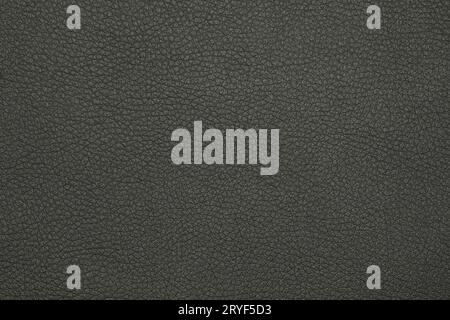 Background texture of black natural leather grain Stock Photo