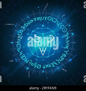 Abstract background of magic spell and formulas Stock Photo - Alamy