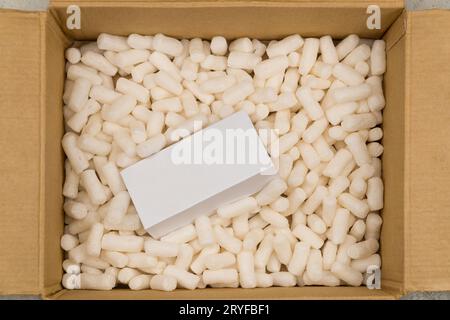 Filler for packaging Stock Photo