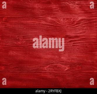 Red painted wooden planks background Stock Photo