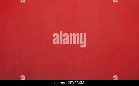 Red soft velvet textile background Stock Photo
