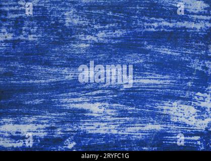 Grunge blue painted metal background texture Stock Photo
