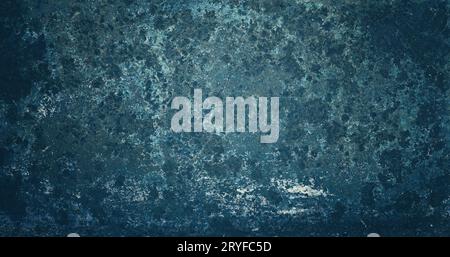 Grunge vintage blue metal background texture Stock Photo