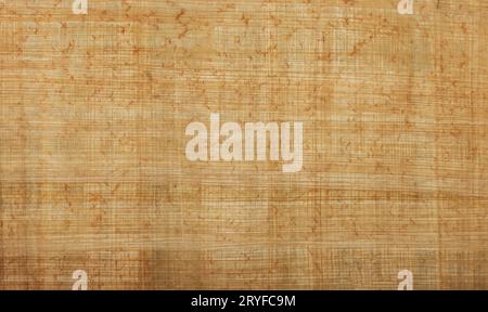 Ancient papyrus paper document background Stock Photo