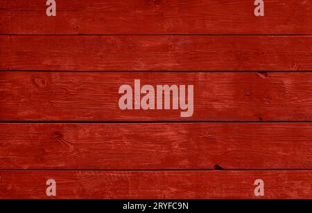 Red painted wooden planks background Stock Photo