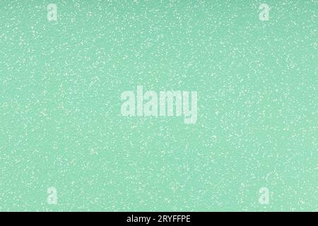Green textured vinyl background. Full frame Stock Photo