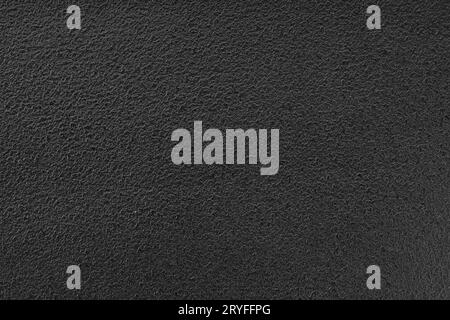 Black textured vinyl background. Full frame Stock Photo
