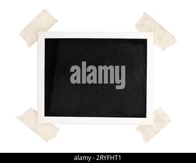 Old blank photo frame with tape Stock Vector Image & Art - Alamy
