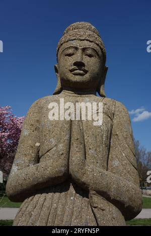 Statue of buddha, founder of buddhism Stock Photo