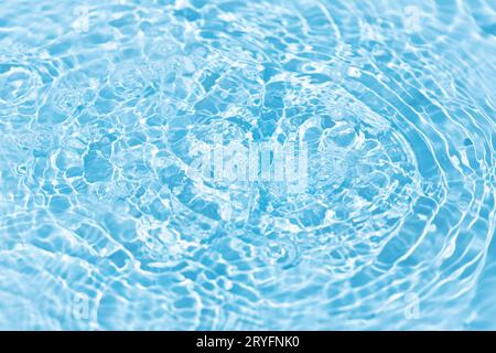 Water surface background texture. Abstract Blue abstract water wallpaper Stock Photo