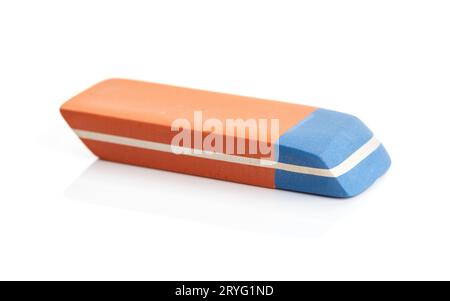 Ink Eraser Isolated on White Background Stock Photo