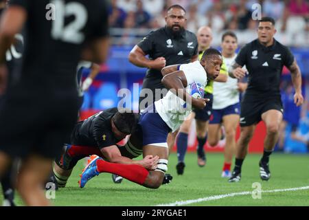 Paris, France, 9th September 2023. Cameron Woki of France during the Rugby World Cup 2023 match at Stade de France, Paris. Picture credit should read: Paul Thomas / Sportimage Stock Photo