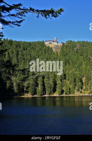 Mummelsee near the Hornisgrinde in the Black Forest, Germany Stock Photo