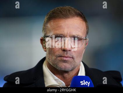 Sheffield, UK. 29th Sep, 2023. Michael Grey during the Sheffield Wednesday FC v Sunderland AFC sky bet EFL Championship match at Hillsborough Stadium, Sheffield, United Kingdom on 29 September 2023 Credit: Every Second Media/Alamy Live News Stock Photo