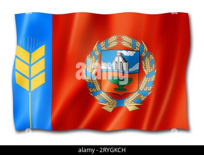 Altai state - Krai -  flag, Russia Stock Photo