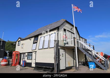 Old Lifeboat Station, The Jetty, Broadstairs, Isle of Thanet, Kent, England, Great Britain, United Kingdom, UK, Europe Stock Photo