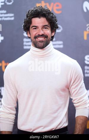 September 30, 2023, Donostia / San Sebastian, Euskadi, Spain: Miguel Angel Munoz attended Closing Ceremony Red Carpet during 71st San Sebastian International Film Festival at Kursaal Palace on September 30, 2023 in Donostia / San Sebastian, Spain (Credit Image: © Jack Abuin/ZUMA Press Wire) EDITORIAL USAGE ONLY! Not for Commercial USAGE! Stock Photo