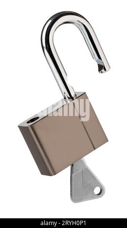 Metal padlock Stock Photo