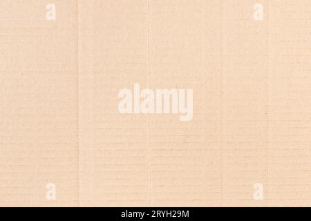 Creased Cardboard background texture. Full frame Stock Photo