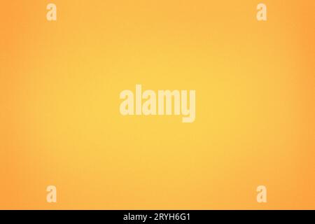 Yellow orange grainy gradient background, abstract soft blurred banner Stock Photo